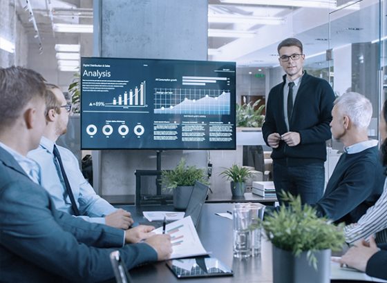 Group of business people discussing commercial law